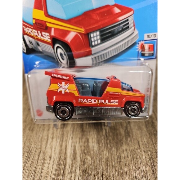 Hot Wheels Rapid Pulse HW First Response Red 1:64 Diecast Toy Car 2024 - Picture 6 of 7